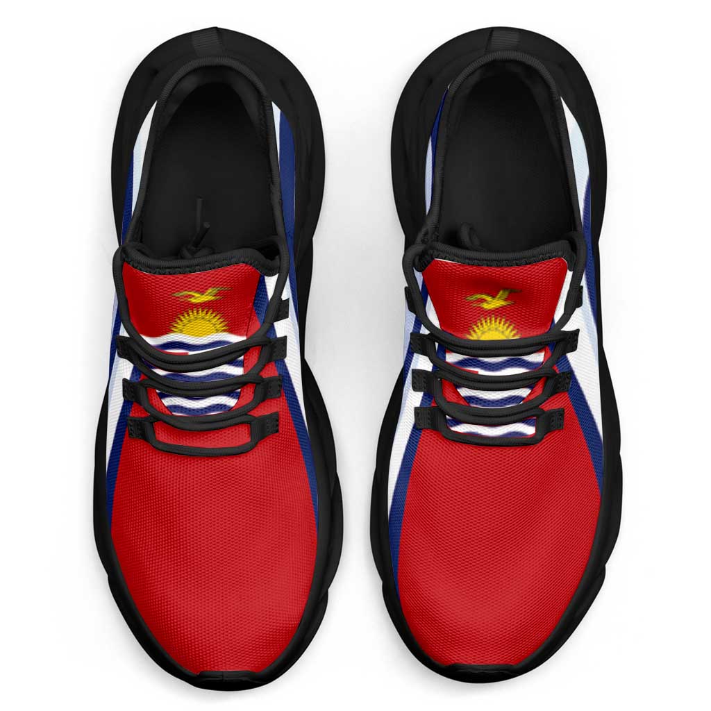 Kiribati Clunky Sneakers Flag-Inspired Curve Style LT05 - Polynesian Pride