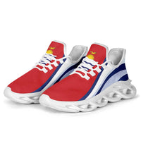 Kiribati Clunky Sneakers Flag-Inspired Curve Style LT05 - Polynesian Pride