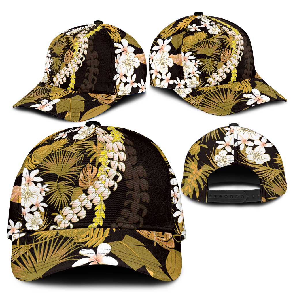 Kula Aloha Hawaii Lei Classic Cap Tropical Flowers Elegant Vibe LT14