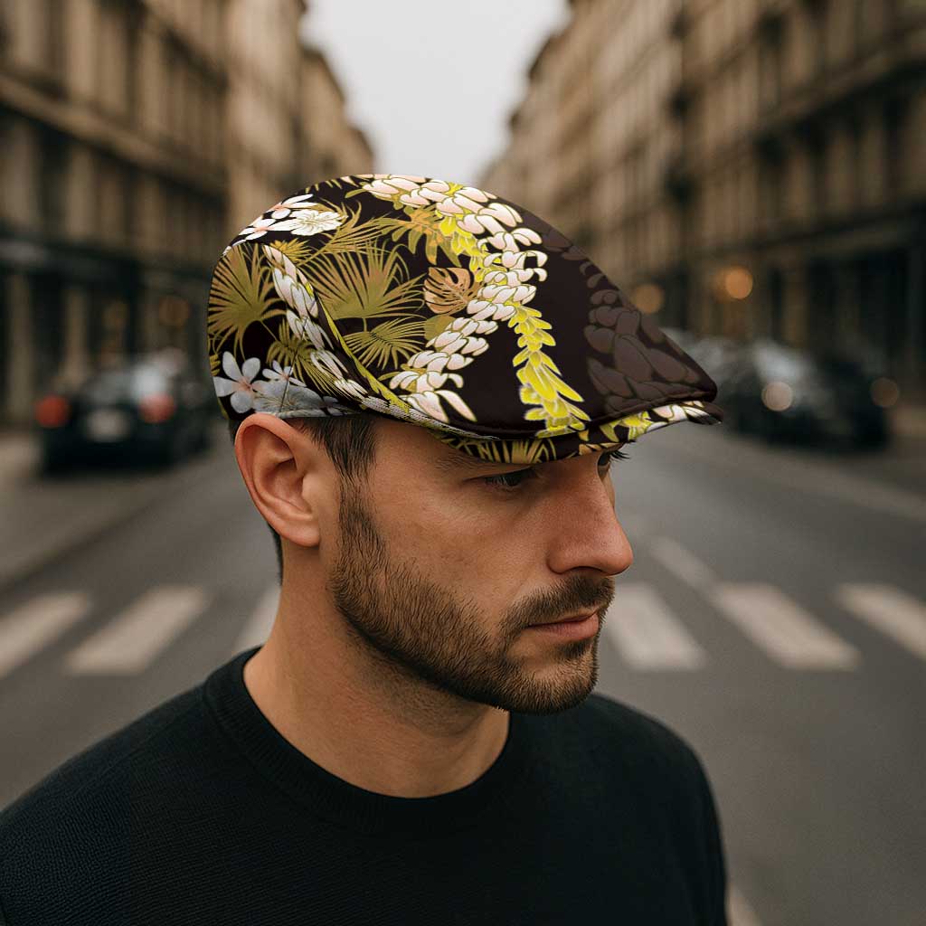 Kula Aloha Hawaii Lei Jeff Hat Tropical Flowers Elegant Vibe - Polynesian Pride
