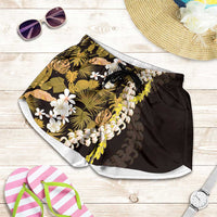 Kula Aloha Hawaii Lei Shorts for Women Tropical Flowers Elegant Vibe - Polynesian Pride