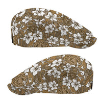 Kuvui Bula Fiji Jeff Hat Fijian Tapa Seamless Hibiscus - Polynesian Pride