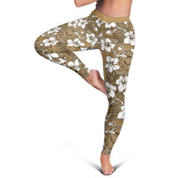 Kuvui Bula Fiji Leggings Fijian Tapa Seamless Hibiscus - Polynesian Pride