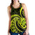 Lime Green New Zealand Mangopare Women Racerback Tank Aotearoa Maori Koru Style LT14
