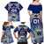 Custom Samoa Rugby Family Matching Off Shoulder Maxi Dress and Hawaiian Shirt Toa Samoa Myriad Patterns LT01 - Polynesian Pride