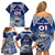 Custom Samoa Rugby Family Matching Off Shoulder Short Dress and Hawaiian Shirt Toa Samoa Myriad Patterns LT01 - Polynesian Pride