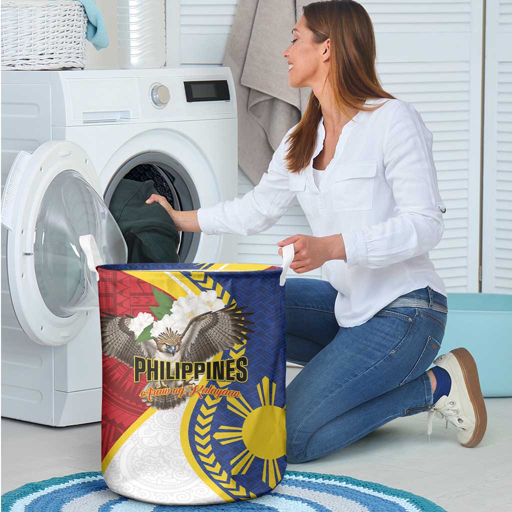 Philippines Laundry Basket Filipino Araw ng Kalayaan LT01 - Polynesian Pride