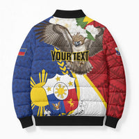 Personalized Philippines Bomber Puffer Jacket Filipino Araw ng Kalayaan LT01 - Polynesian Pride