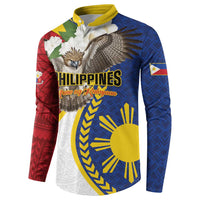 Personalized Philippines Button Sweatshirt Filipino Araw ng Kalayaan LT01 - Polynesian Pride