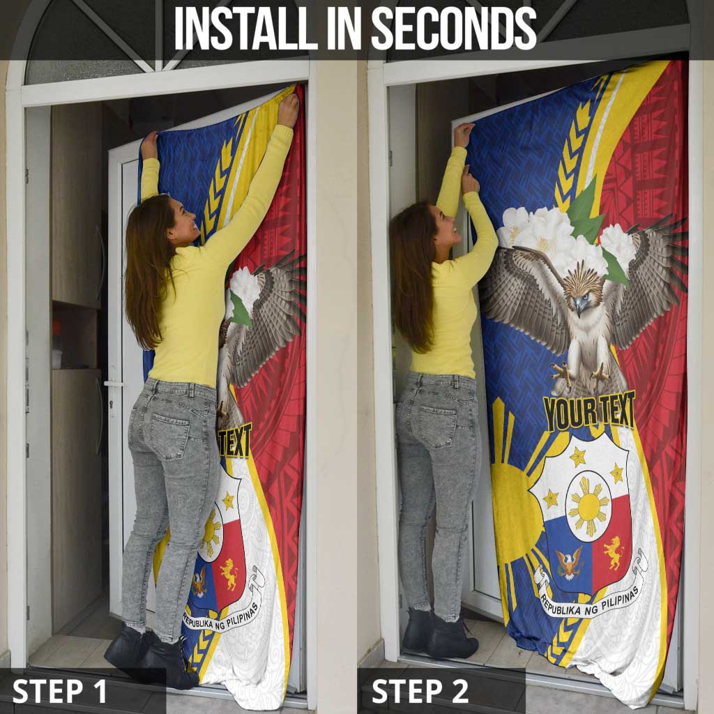 Personalized Philippines Door Cover Filipino Araw ng Kalayaan LT01 - Polynesian Pride
