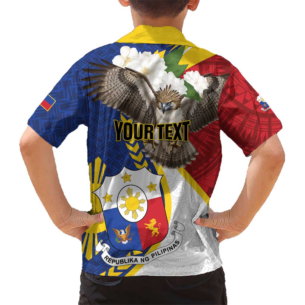 Personalized Philippines Kid Hawaiian Shirt Filipino Araw ng Kalayaan LT01 - Polynesian Pride