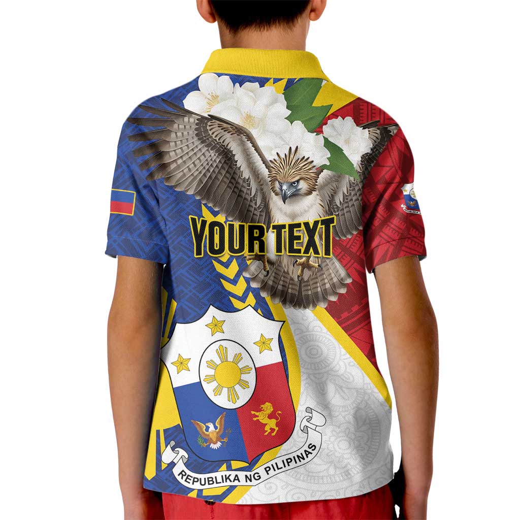 Personalized Philippines Kid Polo Shirt Filipino Araw ng Kalayaan LT01 - Polynesian Pride