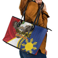 Philippines Leather Tote Bag Filipino Araw ng Kalayaan LT01 - Polynesian Pride