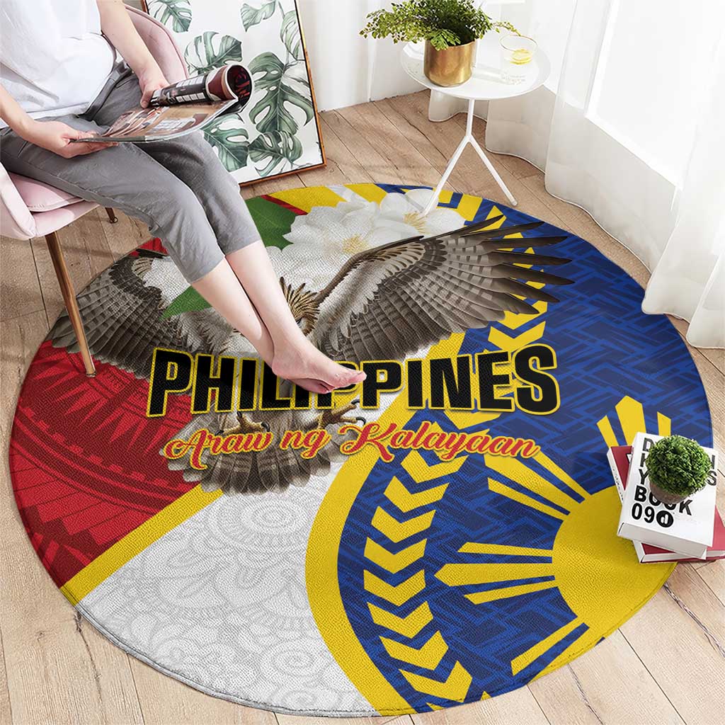 Philippines Round Carpet Filipino Araw ng Kalayaan LT01 - Polynesian Pride