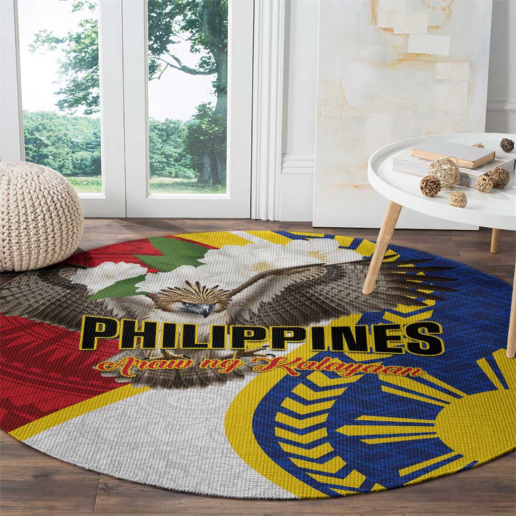 Philippines Round Carpet Filipino Araw ng Kalayaan LT01 - Polynesian Pride
