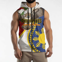 Personalized Philippines Sleeveless Zip Hoodie Filipino Araw ng Kalayaan LT01 - Polynesian Pride