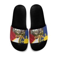 Philippines Slide Sandals Filipino Araw ng Kalayaan LT01 Multicolor - Polynesian Pride