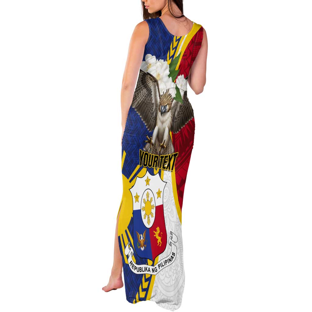 Personalized Philippines Tank Maxi Dress Filipino Araw ng Kalayaan LT01 - Polynesian Pride