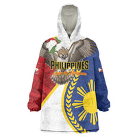 Personalized Philippines Wearable Blanket Hoodie Filipino Araw ng Kalayaan LT01 One Size Multicolor - Polynesian Pride