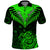 Personalised New Zealand Polo Shirt Aotearoa Maori Kiwi Green Fern LT01 Green - Polynesian Pride