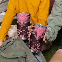 Aotearoa Tumbler Cup Maori Kiwi Pink Fern