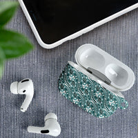 Hibiscus Bloom Island Tribal Waves AirPods Case Teal Polynesian Pattern LT01 - Polynesian Pride