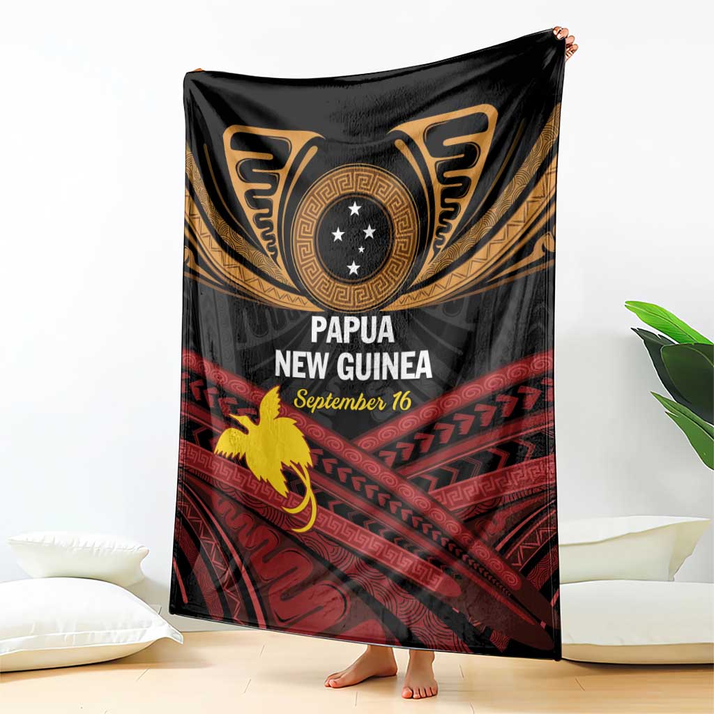 Papua New Guinea Bird of Paradise Blanket 16 September 1975 Independence Day Anniversary LT01 - Polynesian Pride