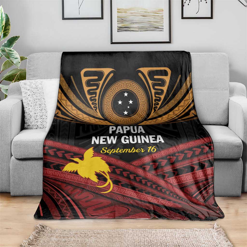 Papua New Guinea Bird of Paradise Blanket 16 September 1975 Independence Day Anniversary LT01 - Polynesian Pride