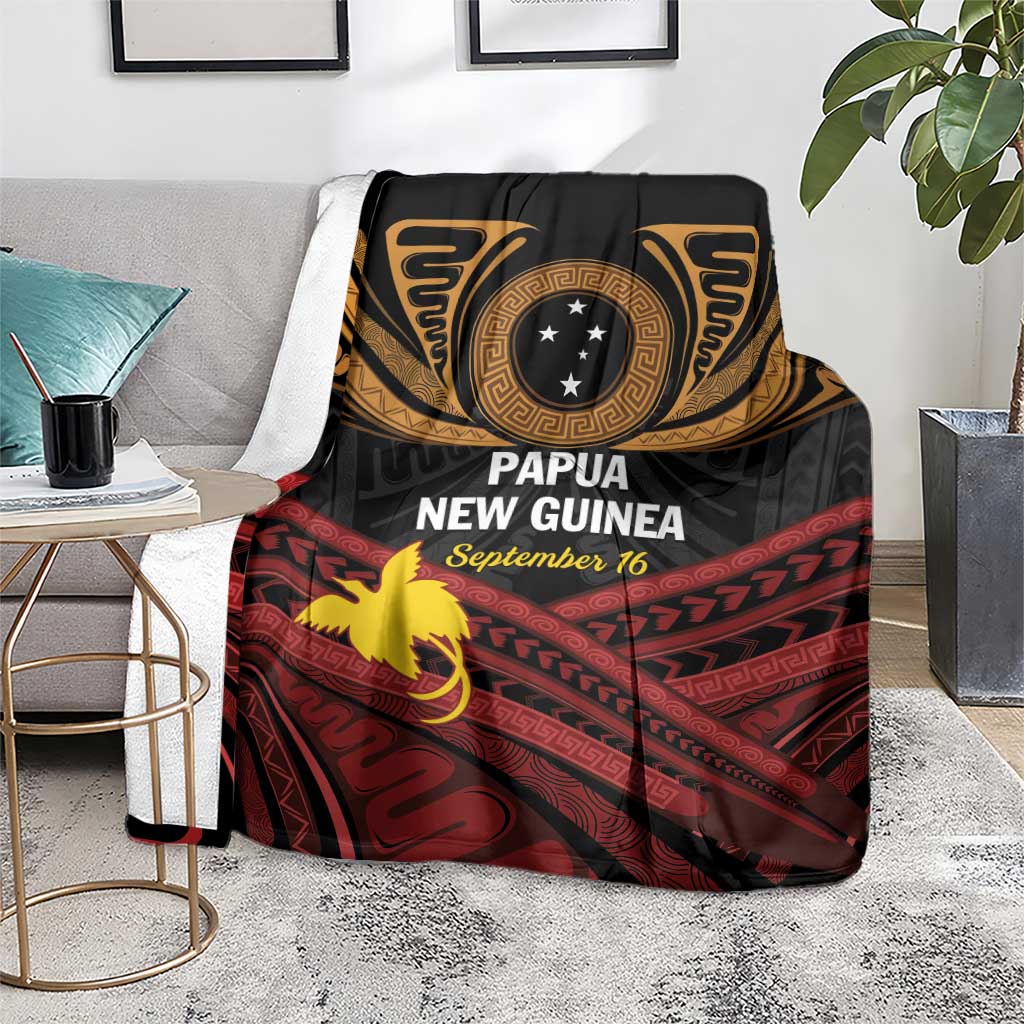 Papua New Guinea Bird of Paradise Blanket 16 September 1975 Independence Day Anniversary LT01 - Polynesian Pride