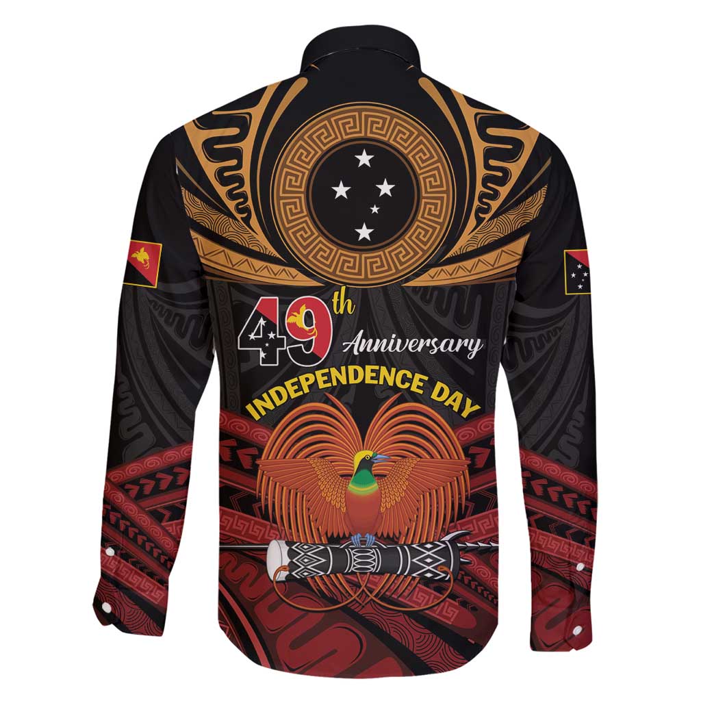 Papua New Guinea Bird of Paradise Family Matching Summer Maxi Dress and Hawaiian Shirt 16 September 1975 Independence Day Anniversary LT01 - Polynesian Pride