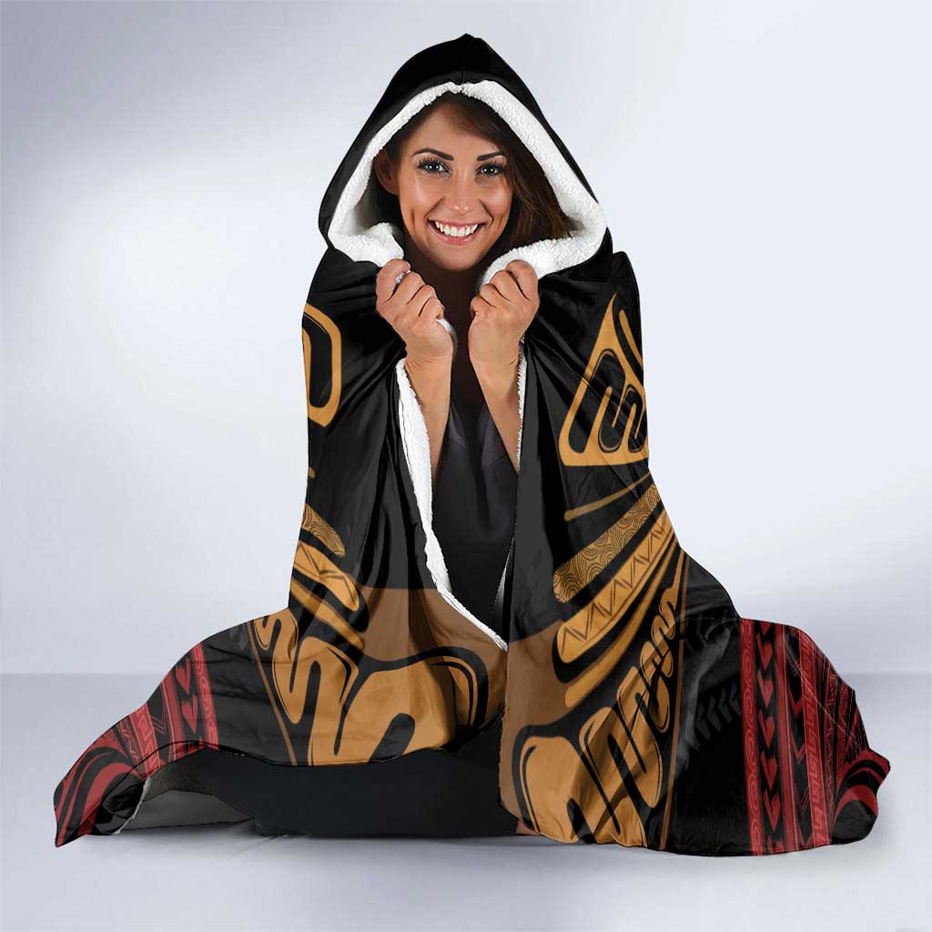 Papua New Guinea Bird of Paradise Hooded Blanket 16 September 1975 Independence Day Anniversary LT01 - Polynesian Pride