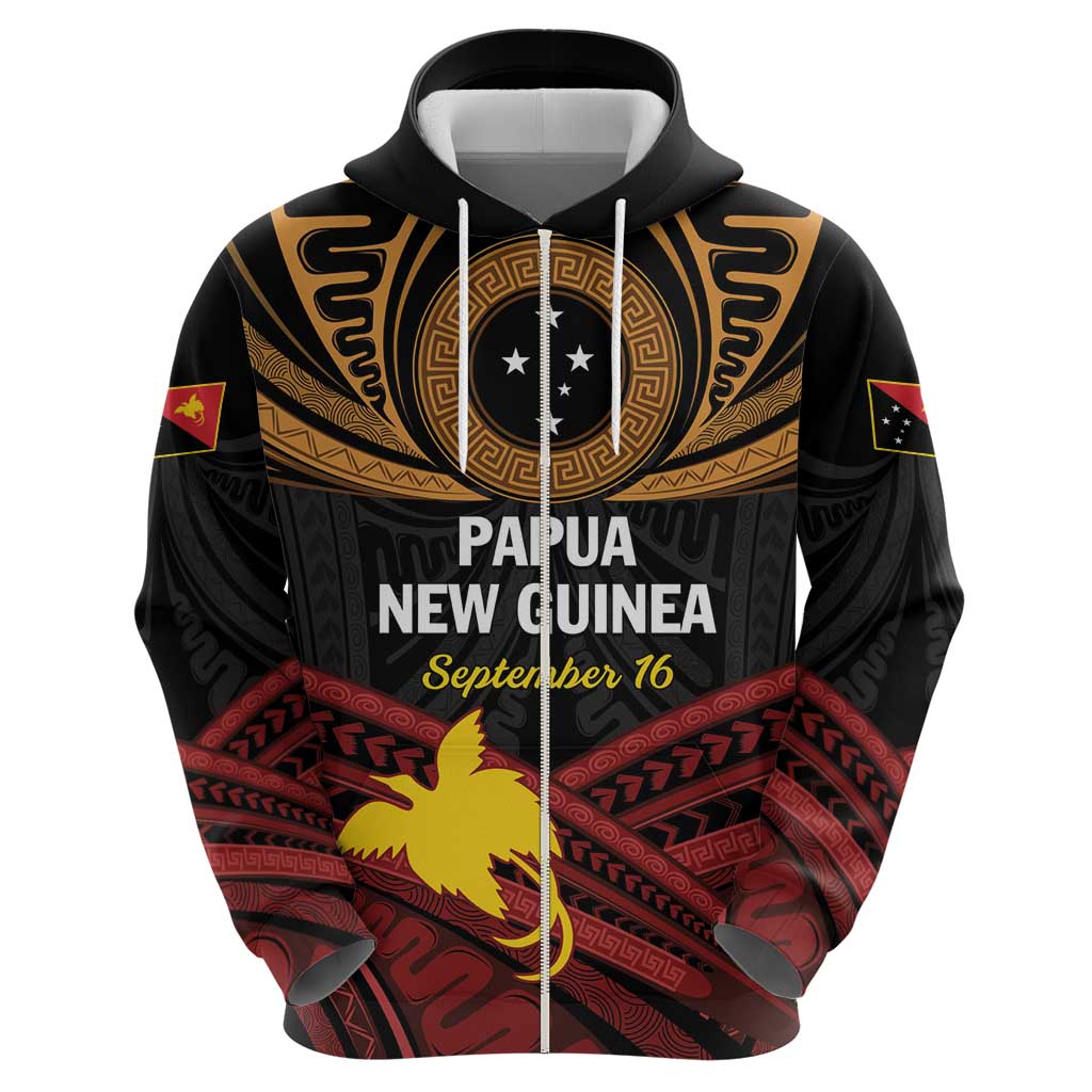 Papua New Guinea Bird of Paradise Hoodie 16 September 1975 Independence Day Anniversary LT01 - Polynesian Pride