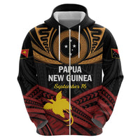 Papua New Guinea Bird of Paradise Hoodie 16 September 1975 Independence Day Anniversary LT01 - Polynesian Pride