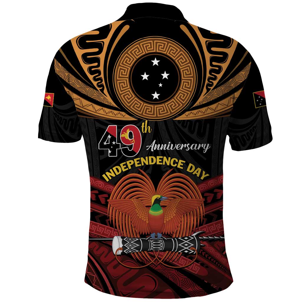 Papua New Guinea Bird of Paradise Polo Shirt 16 September 1975 Independence Day Anniversary LT01 - Polynesian Pride