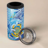 Tuvalu mo te Atua 4 in 1 Can Cooler Tumbler Tuuvalu Dolphin Polynesian Pattern LT01 - Polynesian Pride