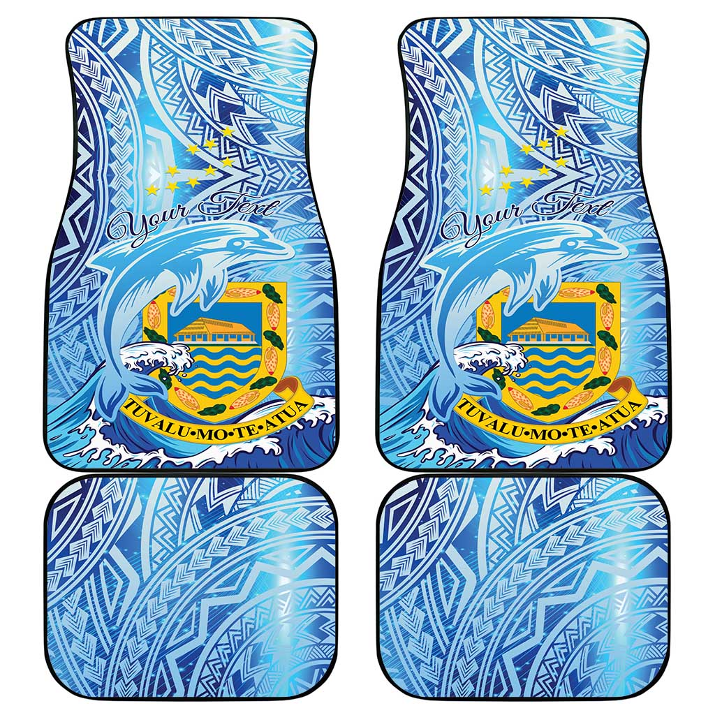 Tuvalu mo te Atua Car Mats Tuvalu Dolphin Polynesian Pattern