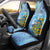 Tuvalu mo te Atua Car Seat Cover Tuvalu Dolphin Polynesian Pattern