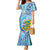 Tuvalu mo te Atua Family Matching Mermaid Dress and Hawaiian Shirt Tuvalu Dolphin Polynesian Pattern