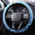 Tuvalu mo te Atua Steering Wheel Cover Tuvalu Dolphin Polynesian Pattern