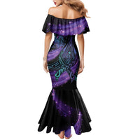 In September We Wear Teal And Purple Mermaid Dress Magic Ribbon Semicolon LT01 - Polynesian Pride