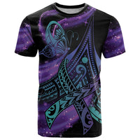 In September We Wear Teal And Purple T Shirt Magic Ribbon Semicolon LT01 Purple - Polynesian Pride