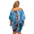 Fiji Tagimaucia Floral Family Matching Off Shoulder Short Dress and Hawaiian Shirt Tapa Pattern