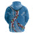 Fiji Tagimaucia Floral Hoodie Tapa Pattern