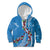 Fiji Tagimaucia Floral Kid Hoodie Tapa Pattern