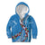 Fiji Tagimaucia Floral Kid Hoodie Tapa Pattern