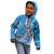 Fiji Tagimaucia Floral Kid Hoodie Tapa Pattern