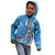 Fiji Tagimaucia Floral Kid Hoodie Tapa Pattern