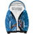 Fiji Tagimaucia Floral Sherpa Hoodie Tapa Pattern