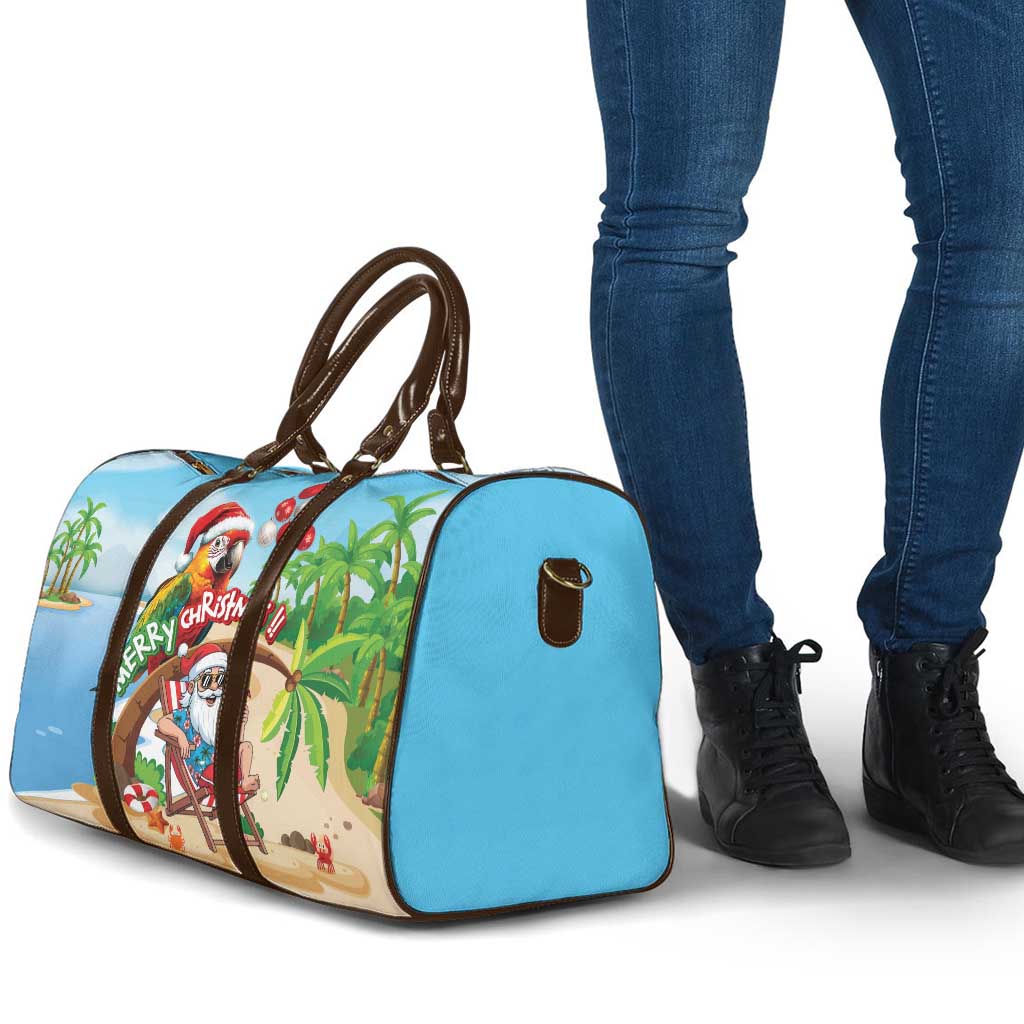 Hawaii Santa Parrot Christmas Travel Bag Summer Vibe LT01 - Polynesian Pride