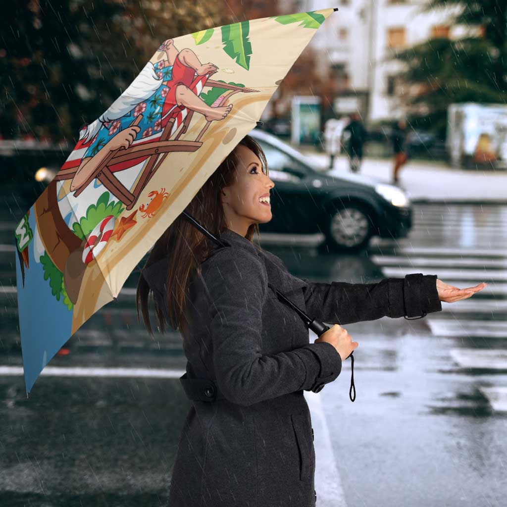Hawaii Santa Parrot Christmas Umbrella Summer Vibe LT01 - Polynesian Pride